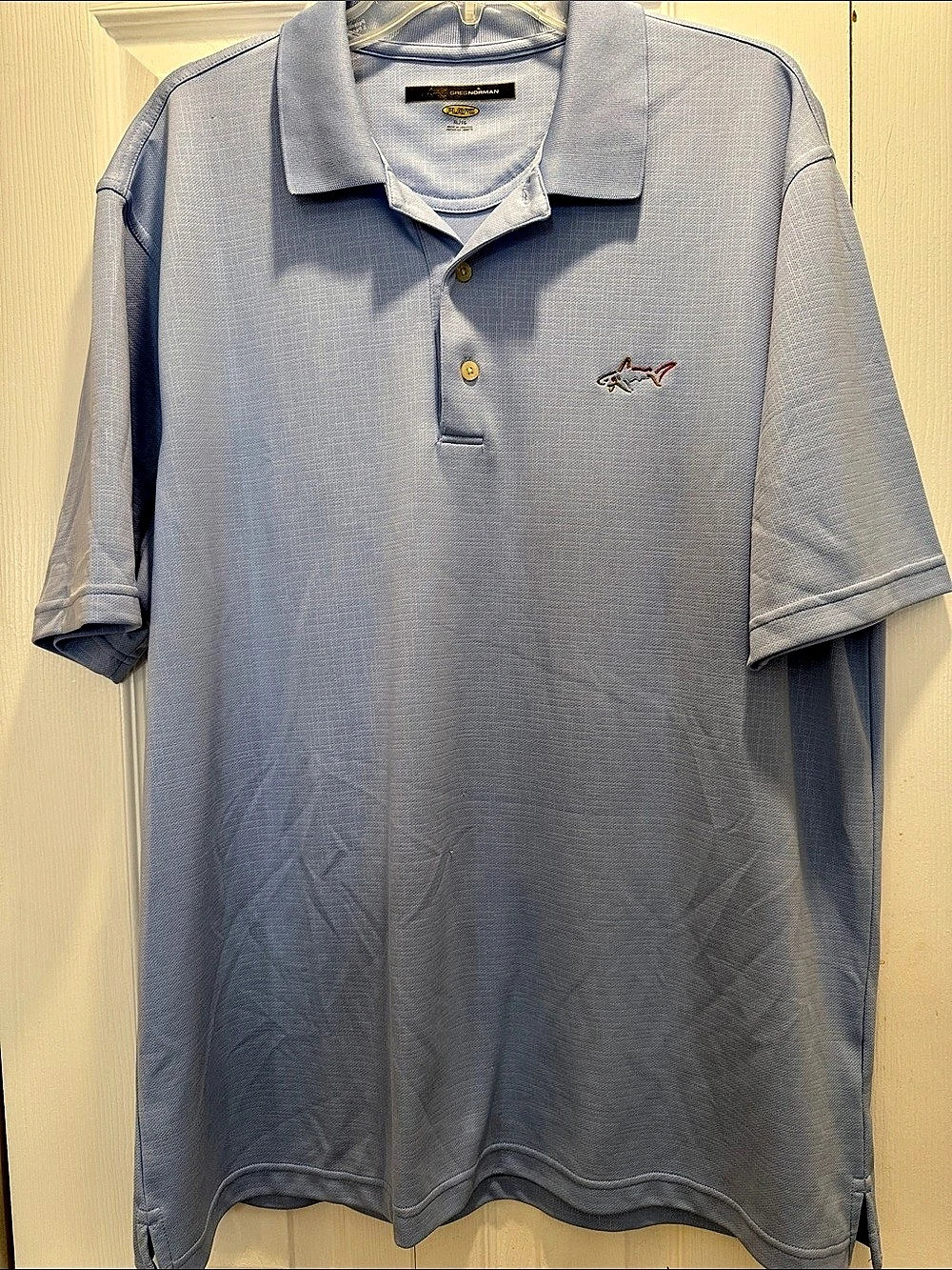 Greg Norman Play Dry Performance Polo Men's Blue XL- 2 small snags